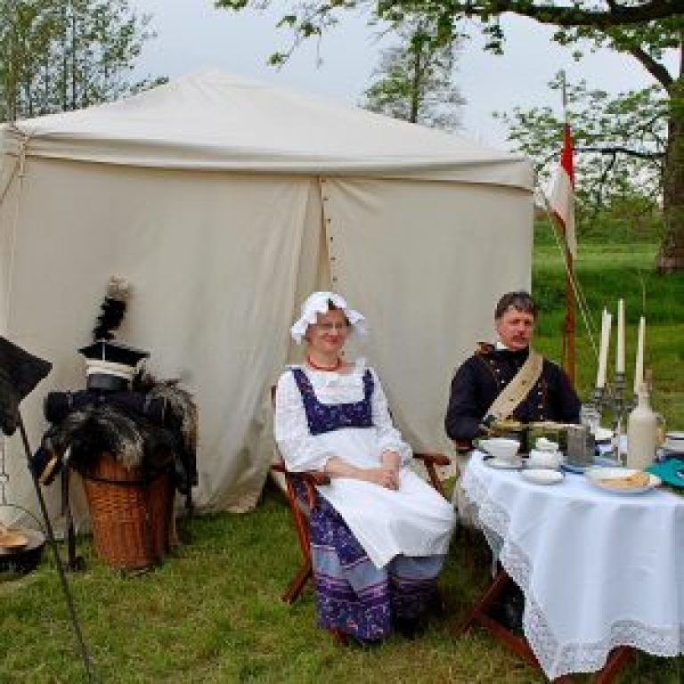 I Biwak Historyczny-Bitwa pod Strugą,1807r. Pałac Struga.2017