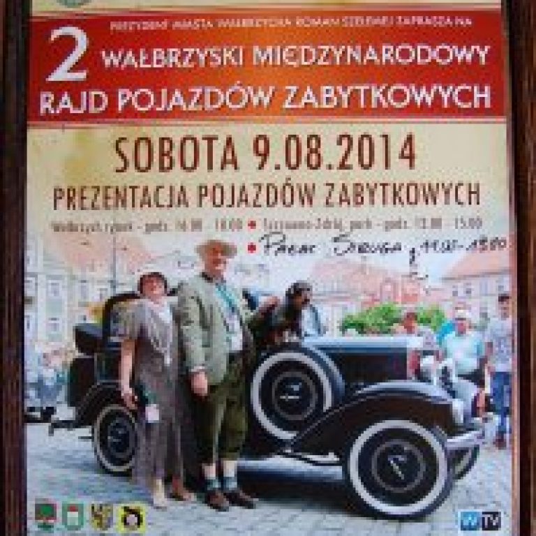 II Rajd samochodów zabytkowych. Pałąc Struga.2014